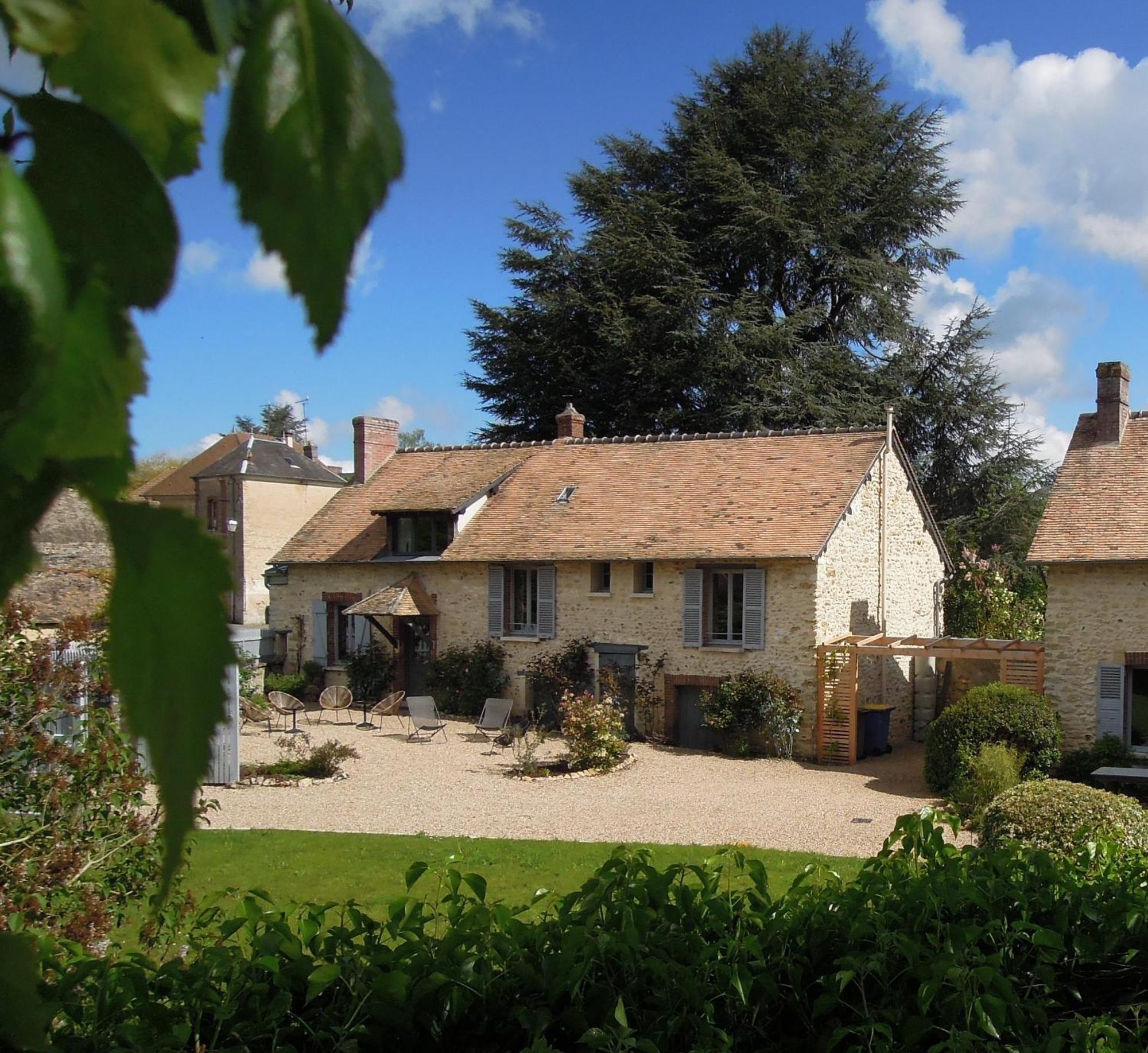 Location Gite 7-9 Personnes Proche De Giverny Villa Chambray Exterior photo